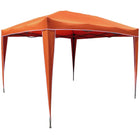 International Caravan Square Folding Gazebo - Terra Cotta - Outdoor Furniture