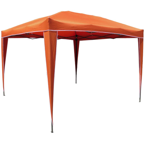 International Caravan Square Folding Gazebo - Navy - Outdoor Furniture