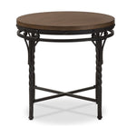 Baxton Studio Austin Vintage Industrial Antique Bronze Round End Table - Living Room Furniture