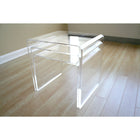 Baxton Studio Acrylic Nesting Table 3-Pc Table Set Display Stands - Living Room Furniture