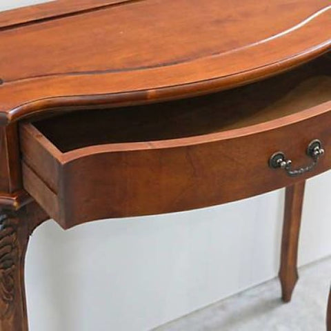 International Caravan Carved One Drawer Wall Table - Other Tables